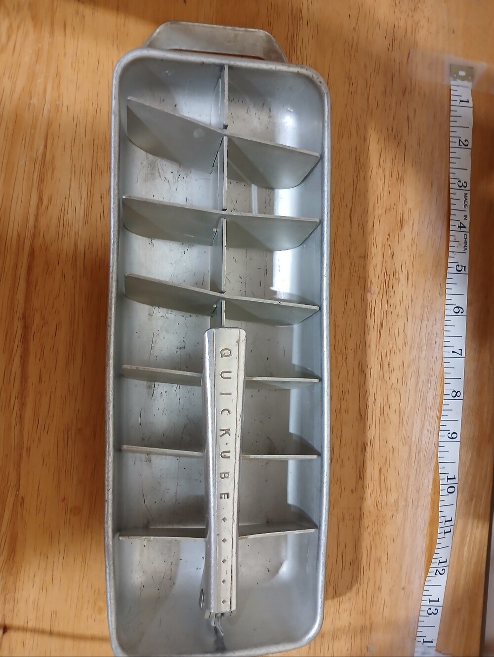 Metal Ice Cube Tray - Silver